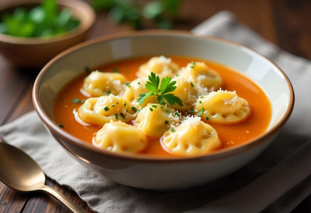 Ultimate Guide: What Is Cappelletti Used For? 7 Incredible Ways to Enjoy This Pasta 2 What is cappelletti used for - A bowl of cappelletti pasta served in a flavorful broth, garnished with Parmesan and fresh parsley, highlighting the versatile uses of cappelletti in Italian cuisine