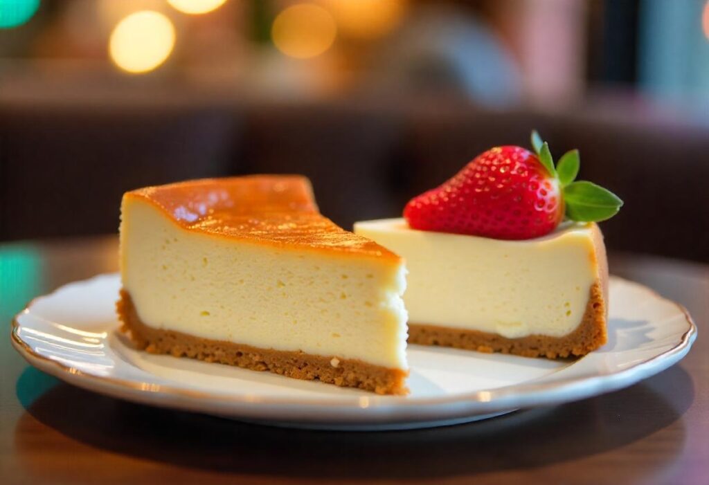 7 Amazing Insights: Is Cheesecake Better Baked or Not Baked 2 Is Cheesecake Better Baked or Not Baked - Side-by-side comparison of baked and no-bake cheesecake slices